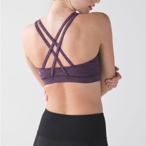 Lululemon NWOT Energy Bra Wee Are From Space September Plum